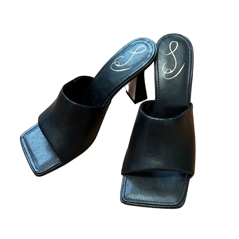 Sam Edelman Black Women's Heeled Mules